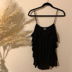 Free People Cascade Ruffle Tank M